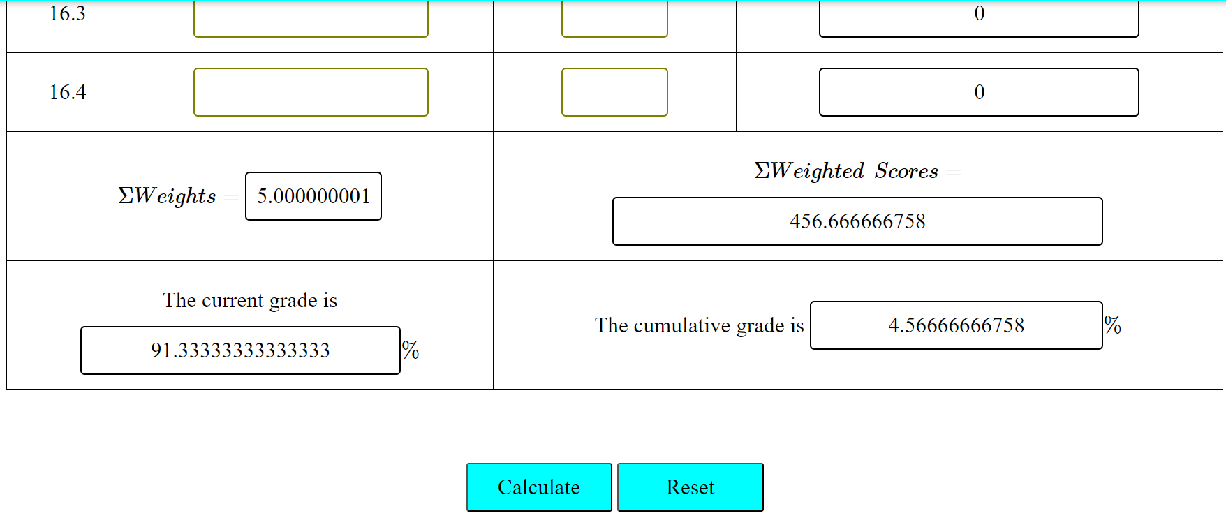 MLM Grade Example: Part 3